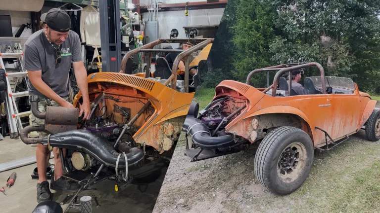 YouTubers Put a Screaming 670cc 2-Stroke Engine Into a Volkswagen Baja Bug