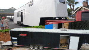 YouTuber Chopped the Roof Off an 8,900-Pound Trailer to Build a Luxury Two-Story Camper