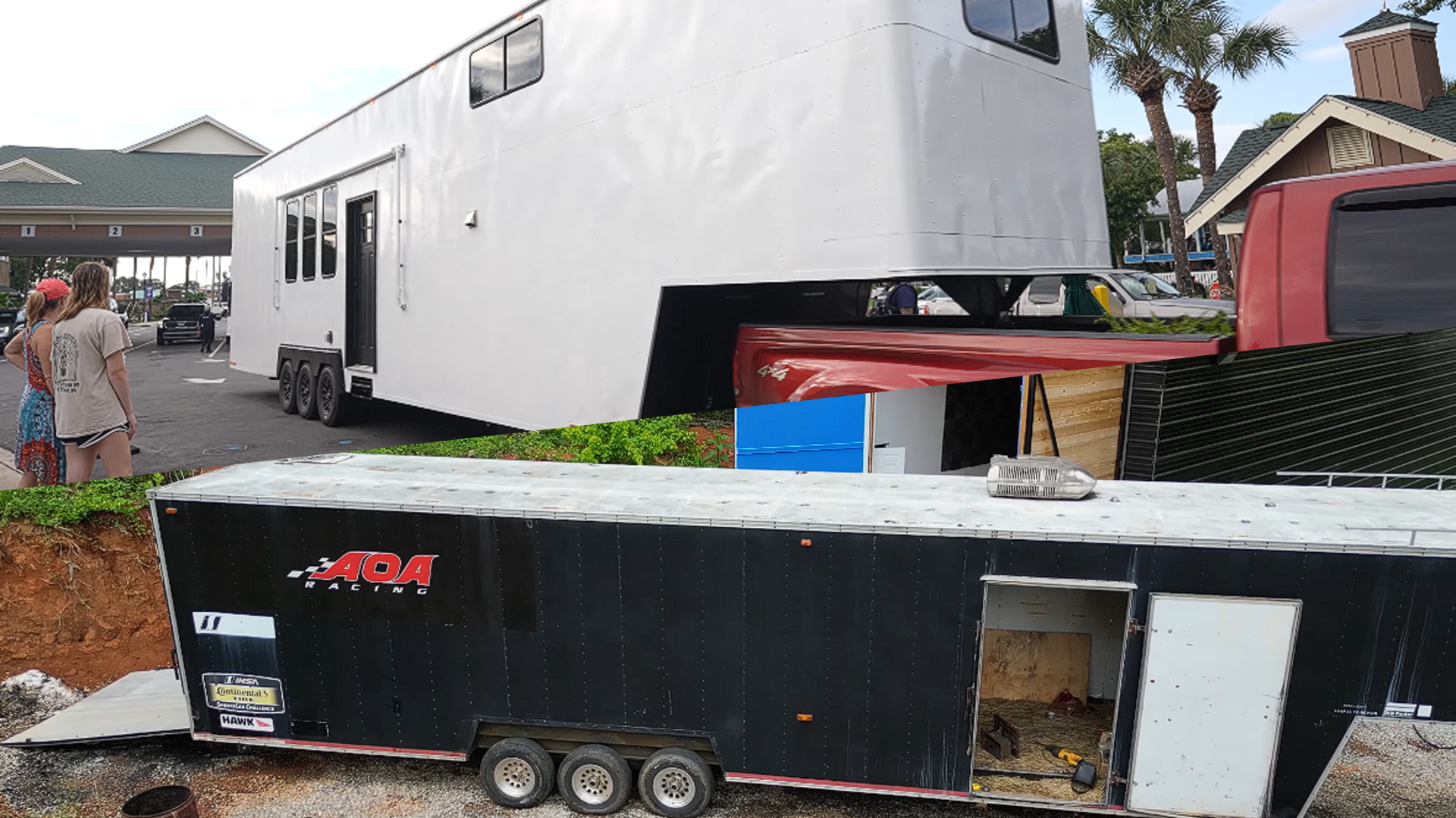 YouTuber Chopped the Roof Off an 8,900-Pound Trailer to Build a Luxury Two-Story Camper