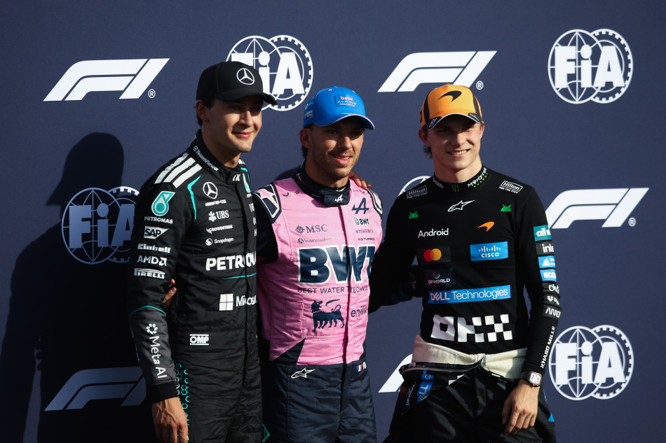 Pierre Gasly, George Russell, F1, Chess, Alpine