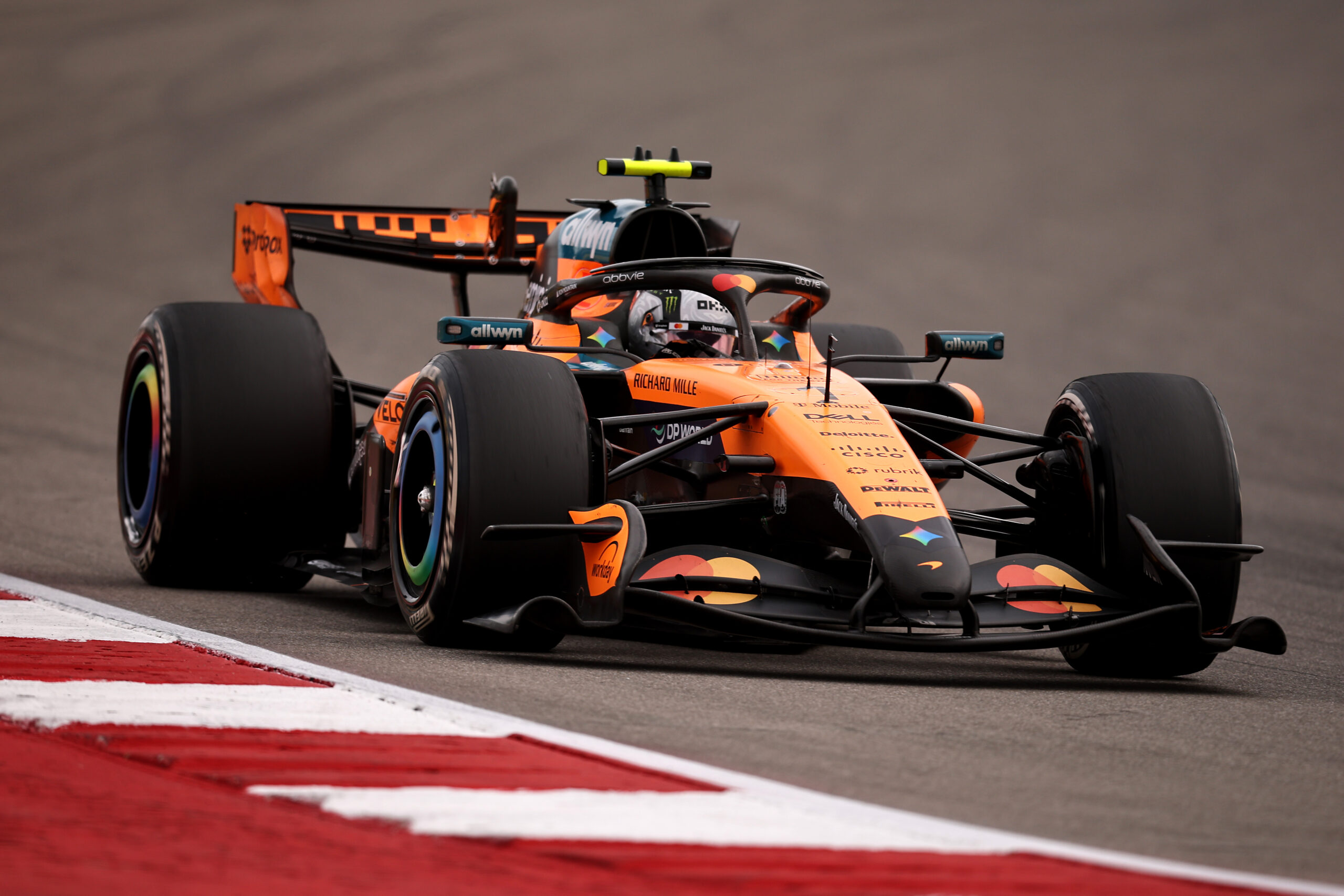 Norris Ranks McLaren in Pecking Order as He Enjoys Battle With Leclerc-Verstappen