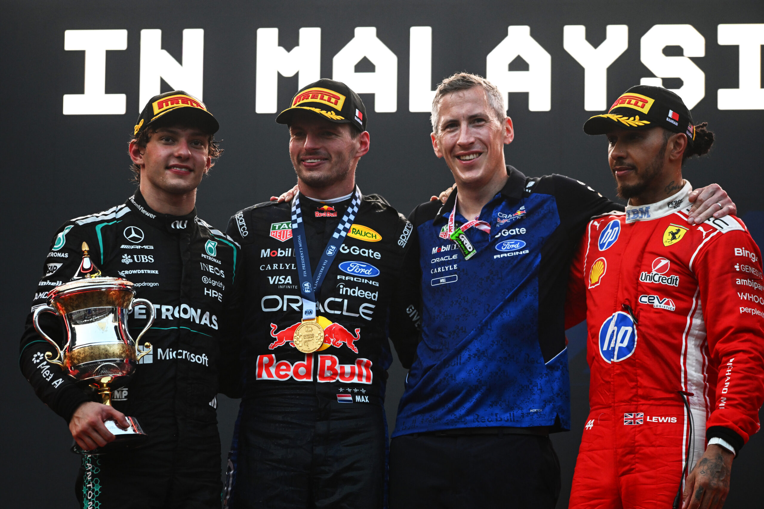 Andrea Kimi Antonelli, Max Verstappen, F1, Bahrain GP, Lewis Hamilton