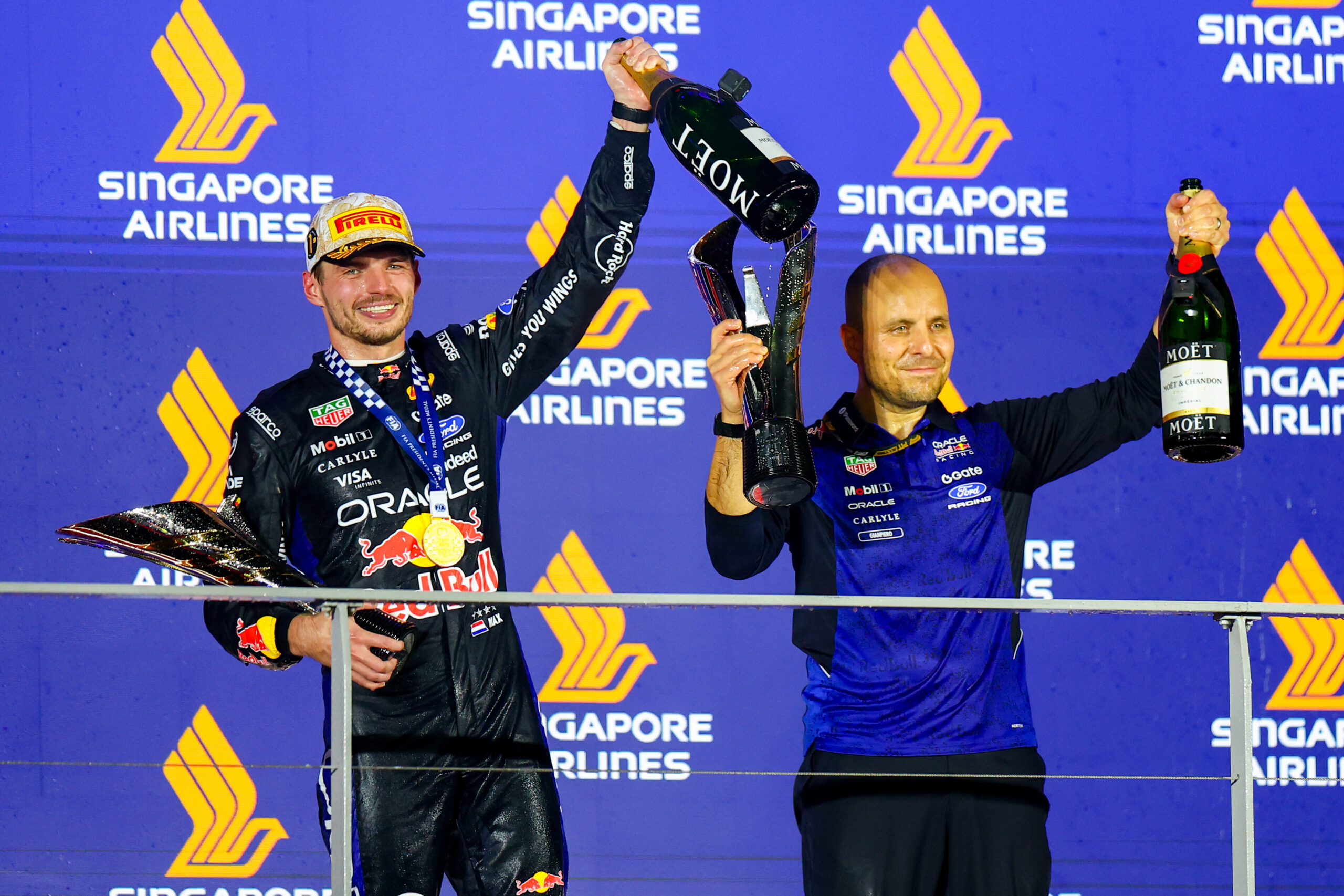 motorbiscuit.com - Darshan Chokhani - Verstappen Jokes Lambiase Enjoyed Their Worst Radio Problems yet in Singapore