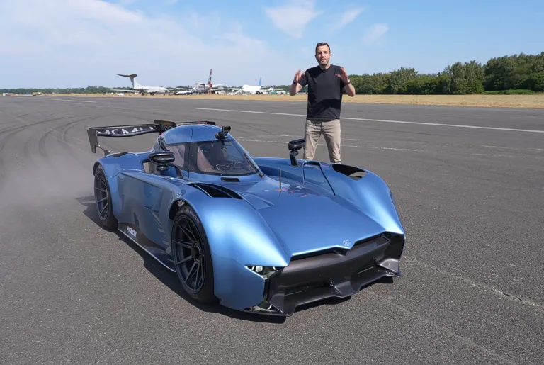 The Electric "Fan" Car That Generates So Much Grip It Can Drive on the Ceiling