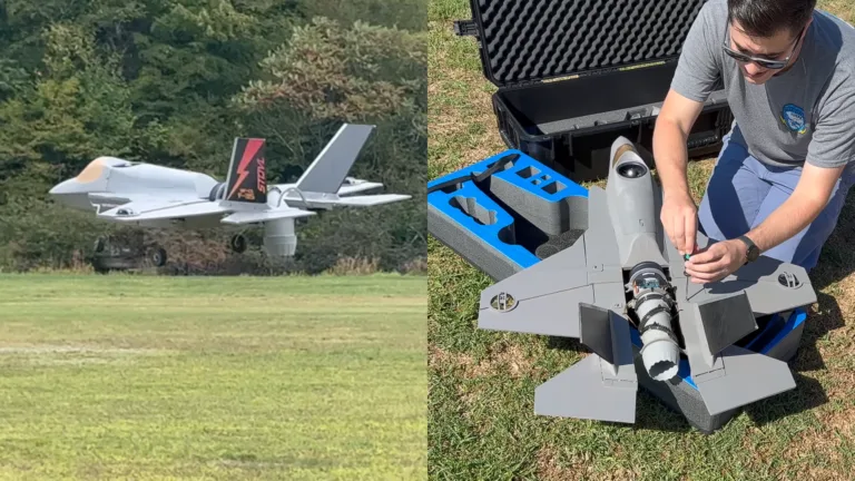 He Designed a Custom 3D-Printed RC F-35B Jet With Working VTOL—And It's Insane